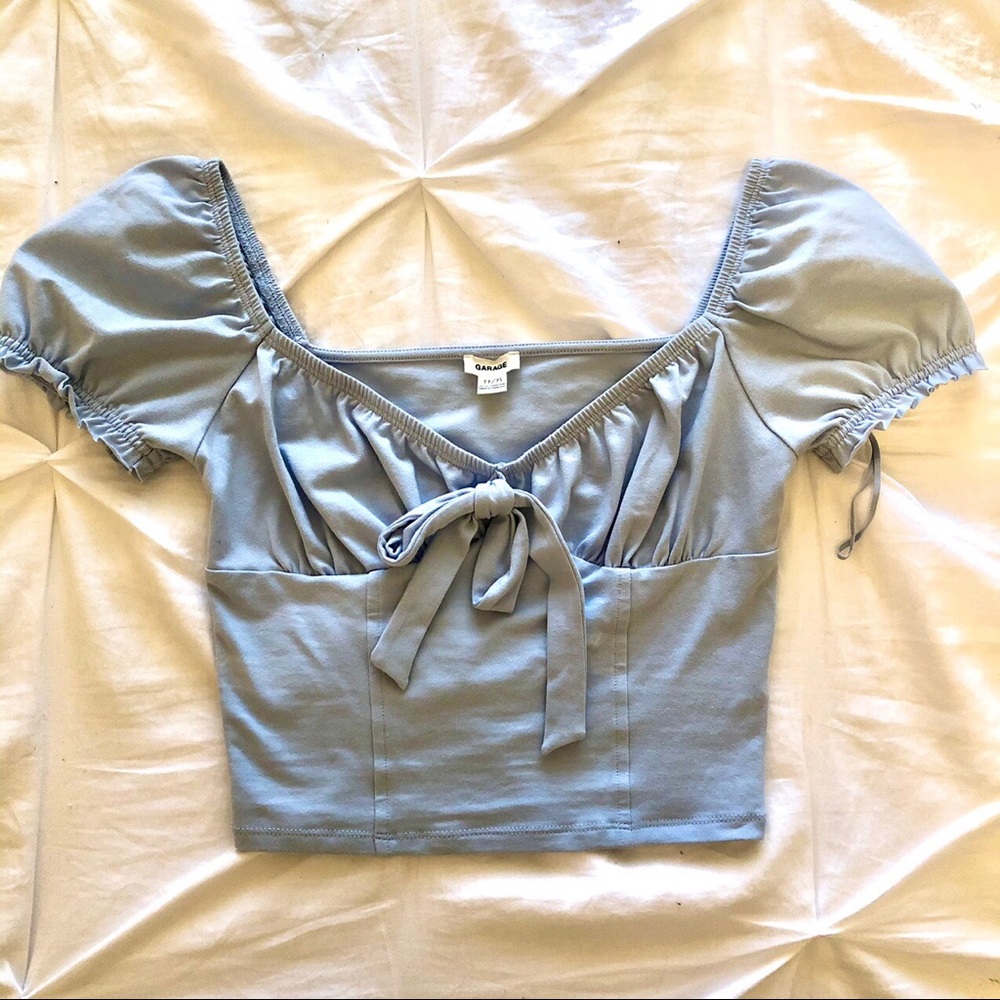 Blue “Destiny Tee” from Garage